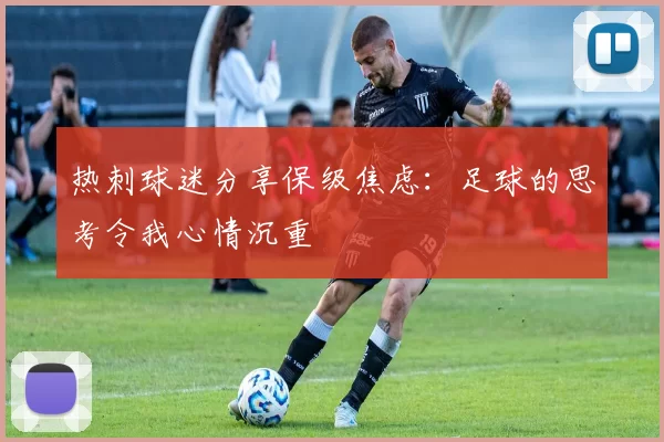 热刺球迷分享保级焦虑：足球的思考令我心情沉重